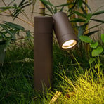 PRIOS prikspot Tulimar, 1-lamp, roestkleurig, IP65