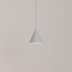ZENITH pendant light, light grey, Ø 11 cm, metal, GU10