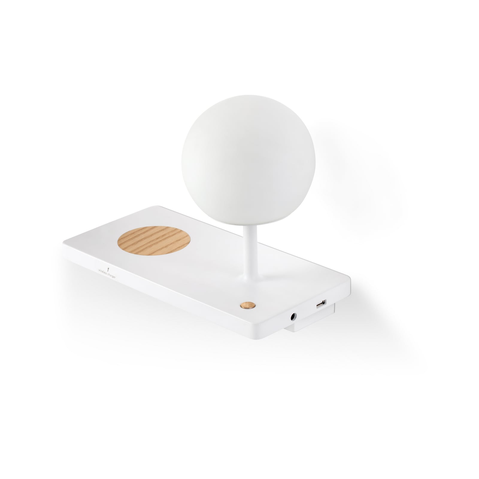 Applique LED Niko - chargeur à induction à gauche