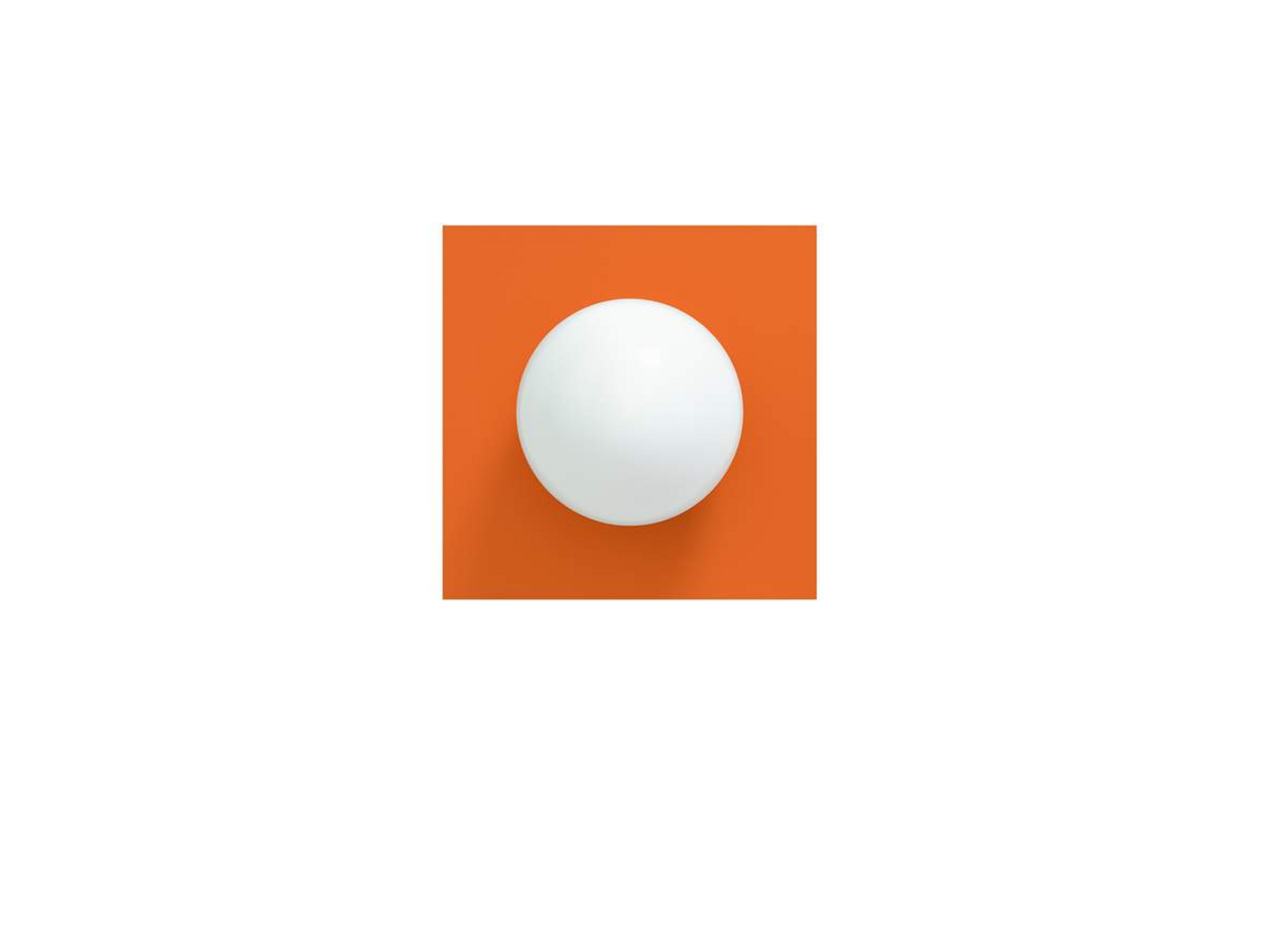 Candy Little Square S Deckenleuchte, orange - Swedish Ninja