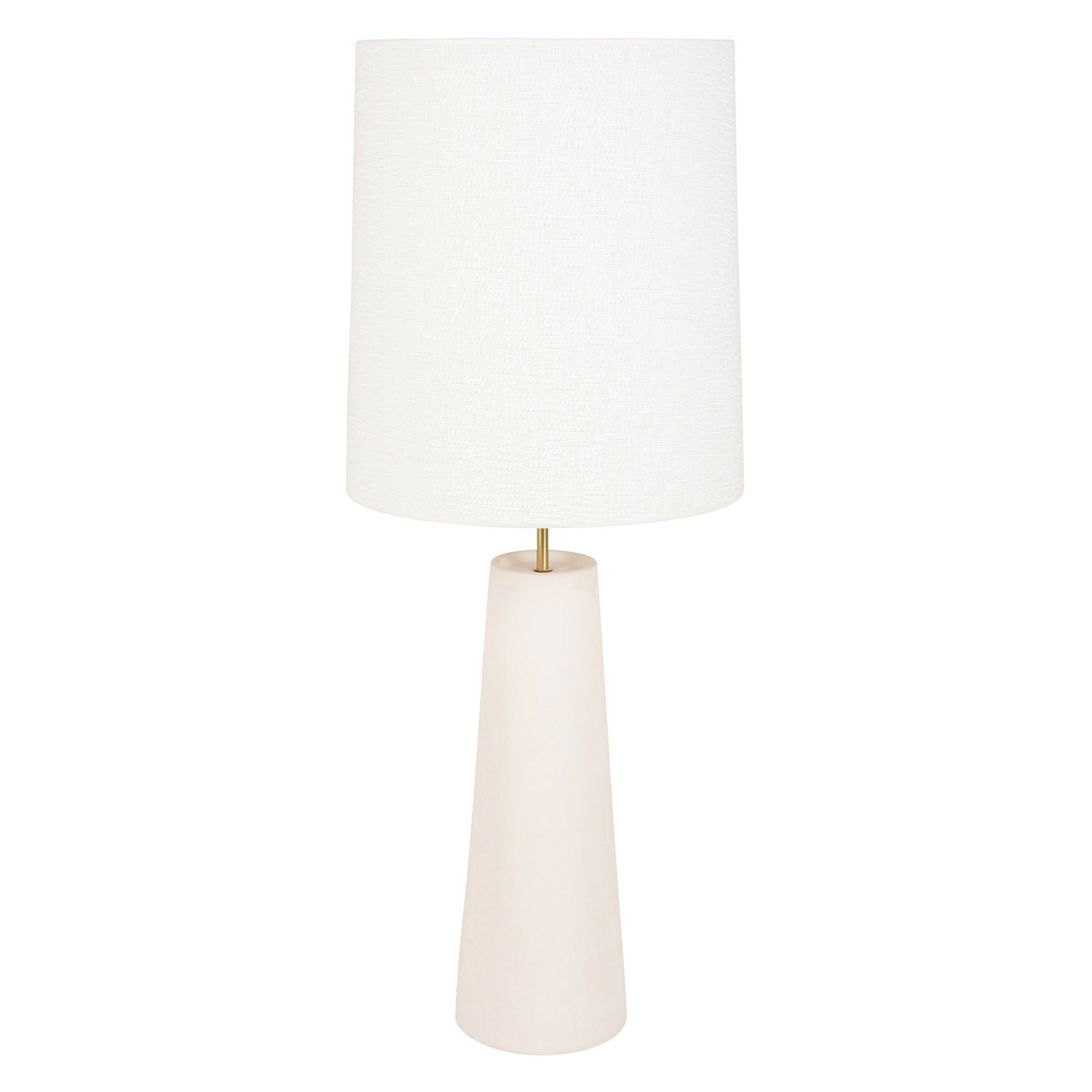 Lampada da tavolo Cosiness, base in ceramica bianca - MARKET SET