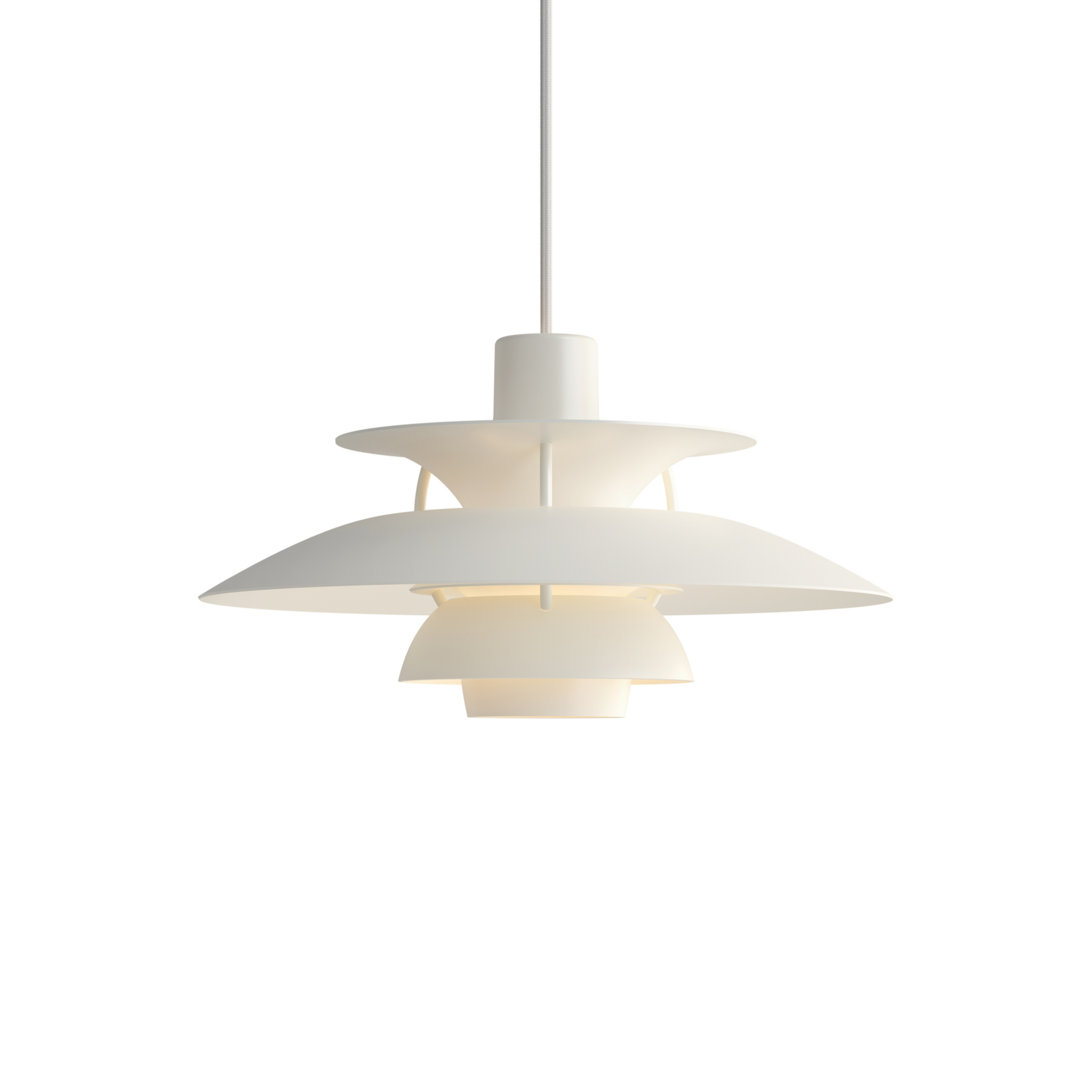 PH 5 300 Pendant Light, Monochrome White - Louis Poulsen