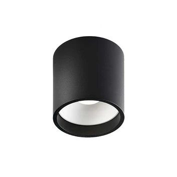 Solo 2 Round Plafonnier 10W 3000K Noir/Blanc - LIGHT-POINT