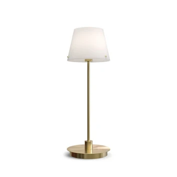 Gil il Grande Lampe de Table Satin/Brass - Herstal