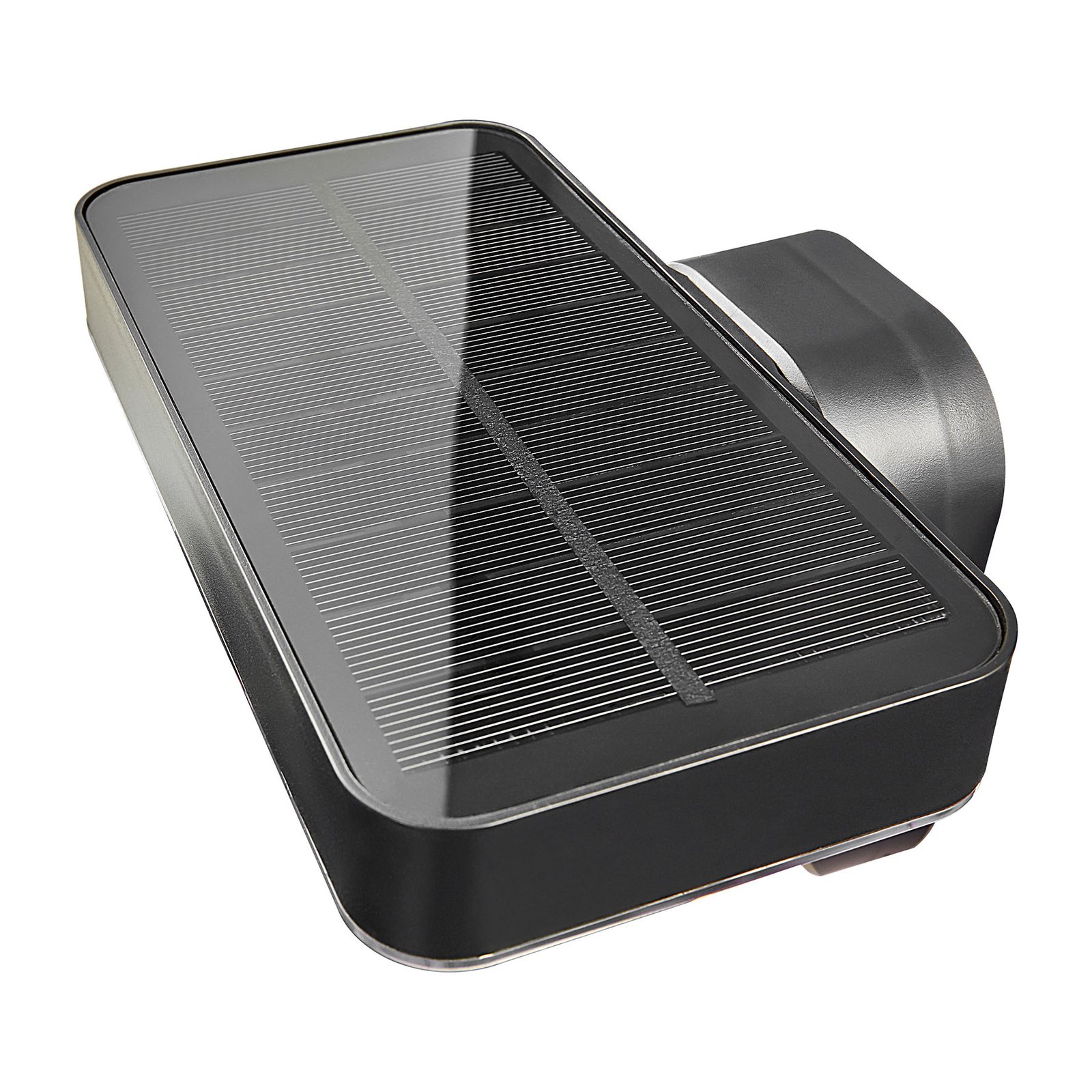 Rica Square LED Solar Aplique de Pared Black - Nordlux