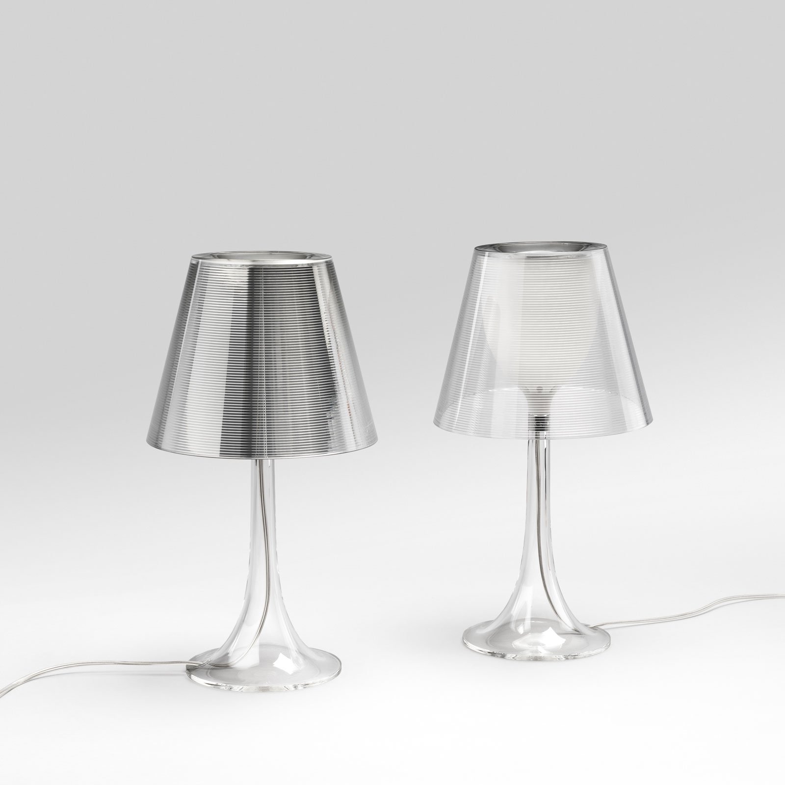 FLOS Miss K table lamp, dimmer switch, transparent