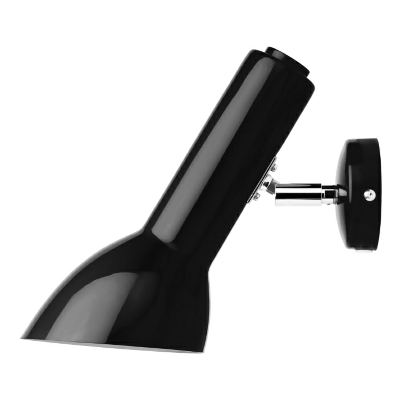 Oblique Candeeiro de Parede Black Glossy - CPH Lighting