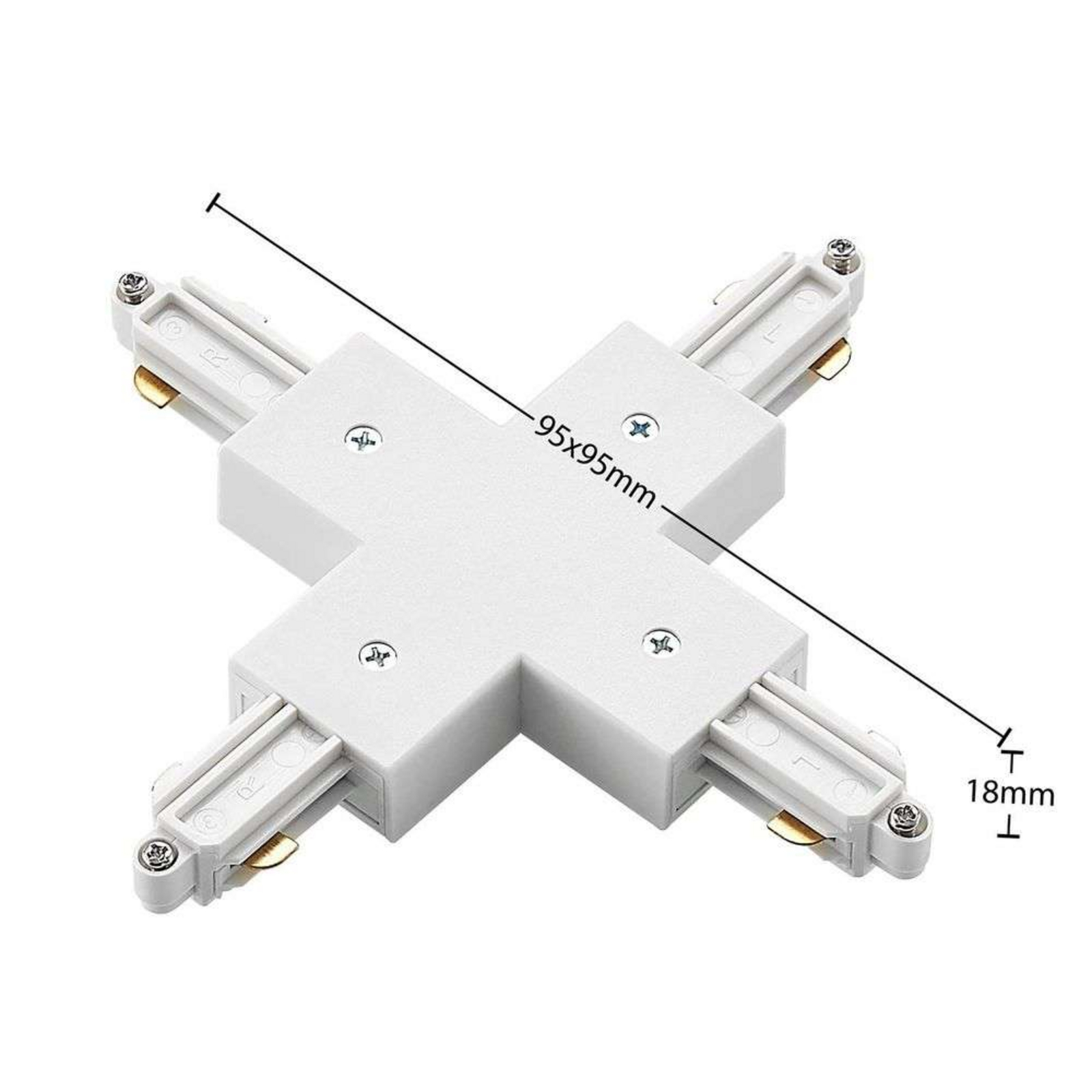 Linaro Track X-Connector Fehér - Lindby