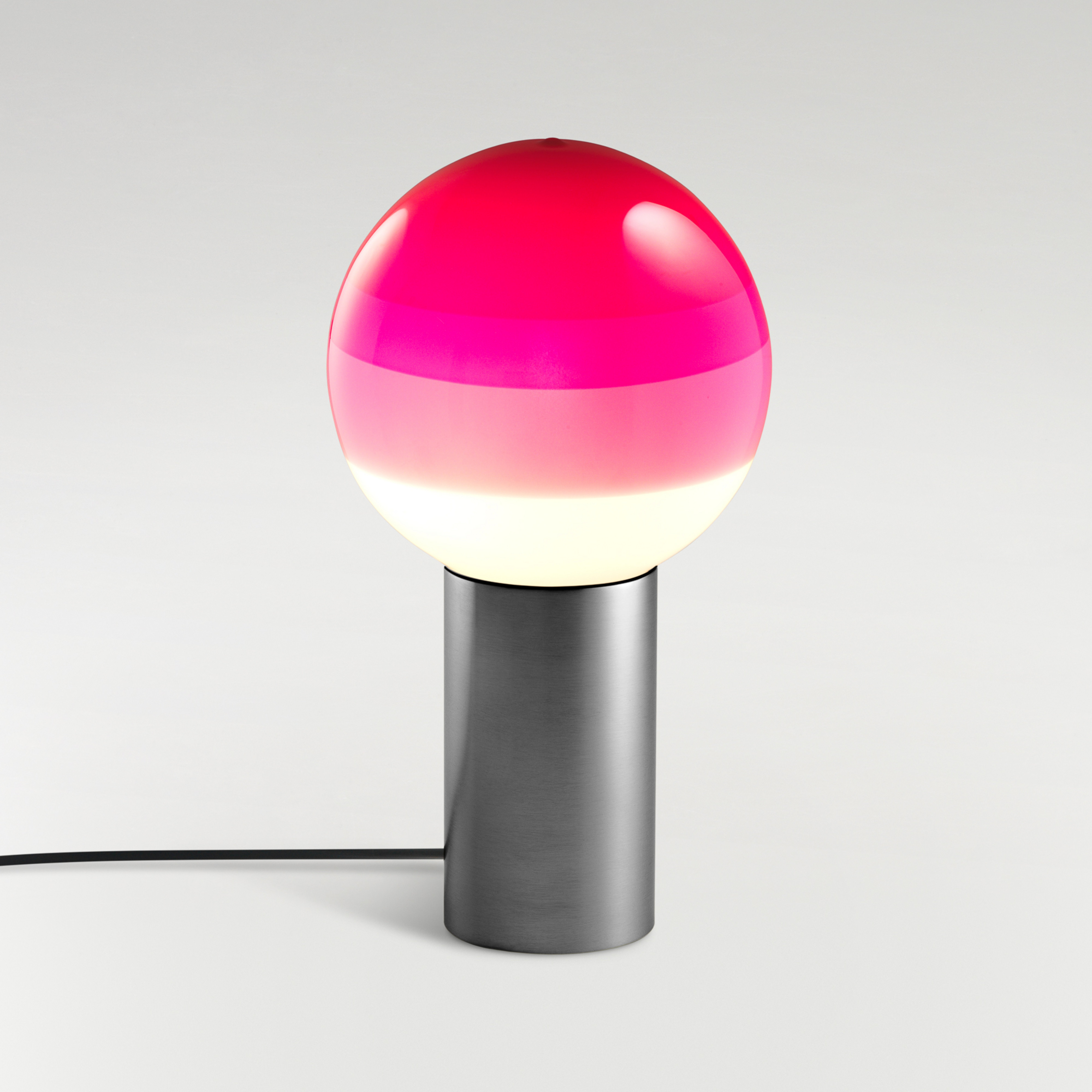 MARSET Tischlampe Dipping Light, Höhe 22 cm, rosa/grafit