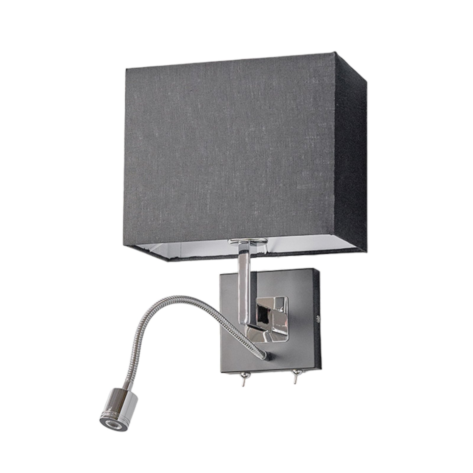 Rebekka Applique Murale Black/Chrome - Lucande