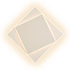 Dakla aplique de pared LED, blanco, 28x28 cm
