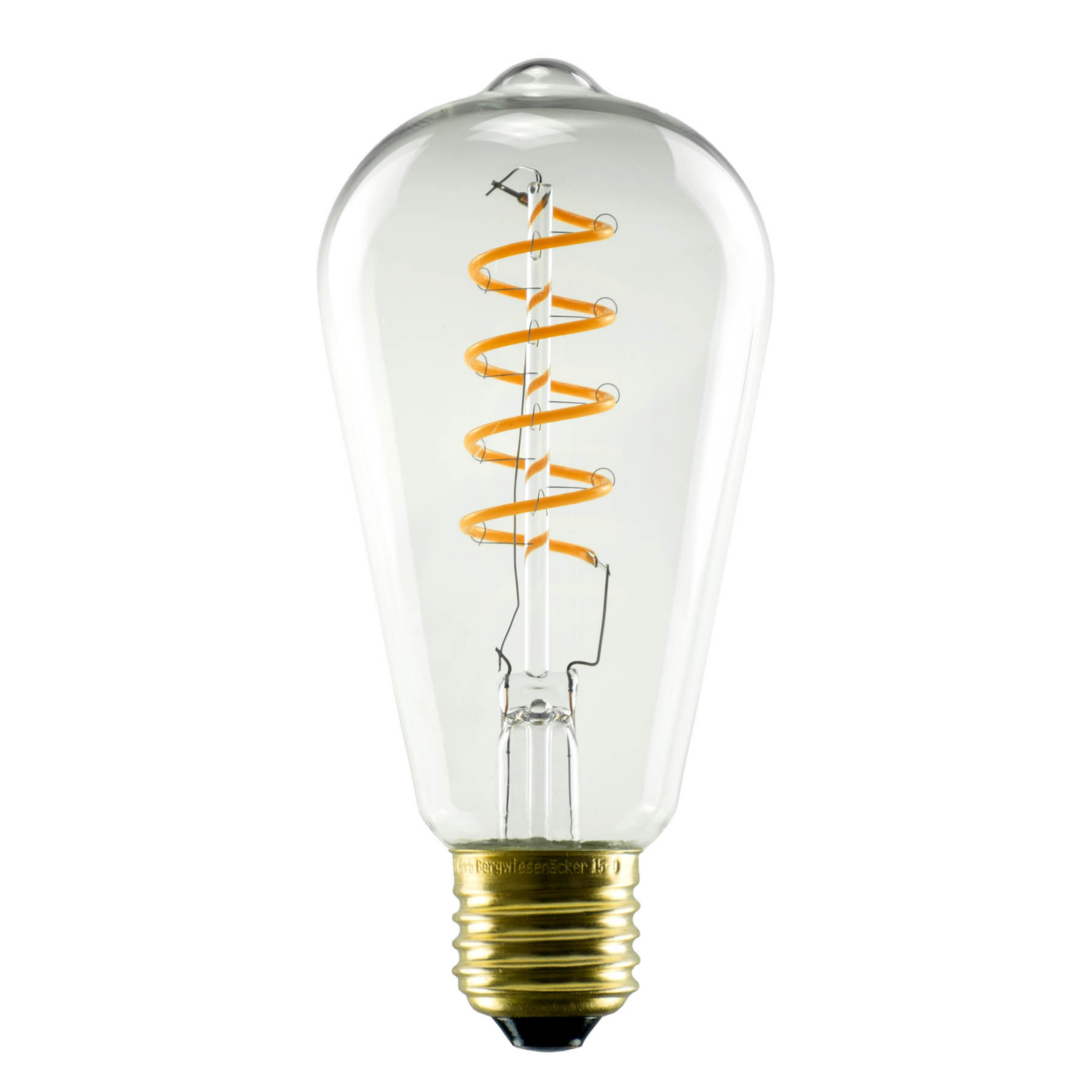 SEGULA LED lampa E27 3.2W 922 Rustika caurspīdīga, dimmējama