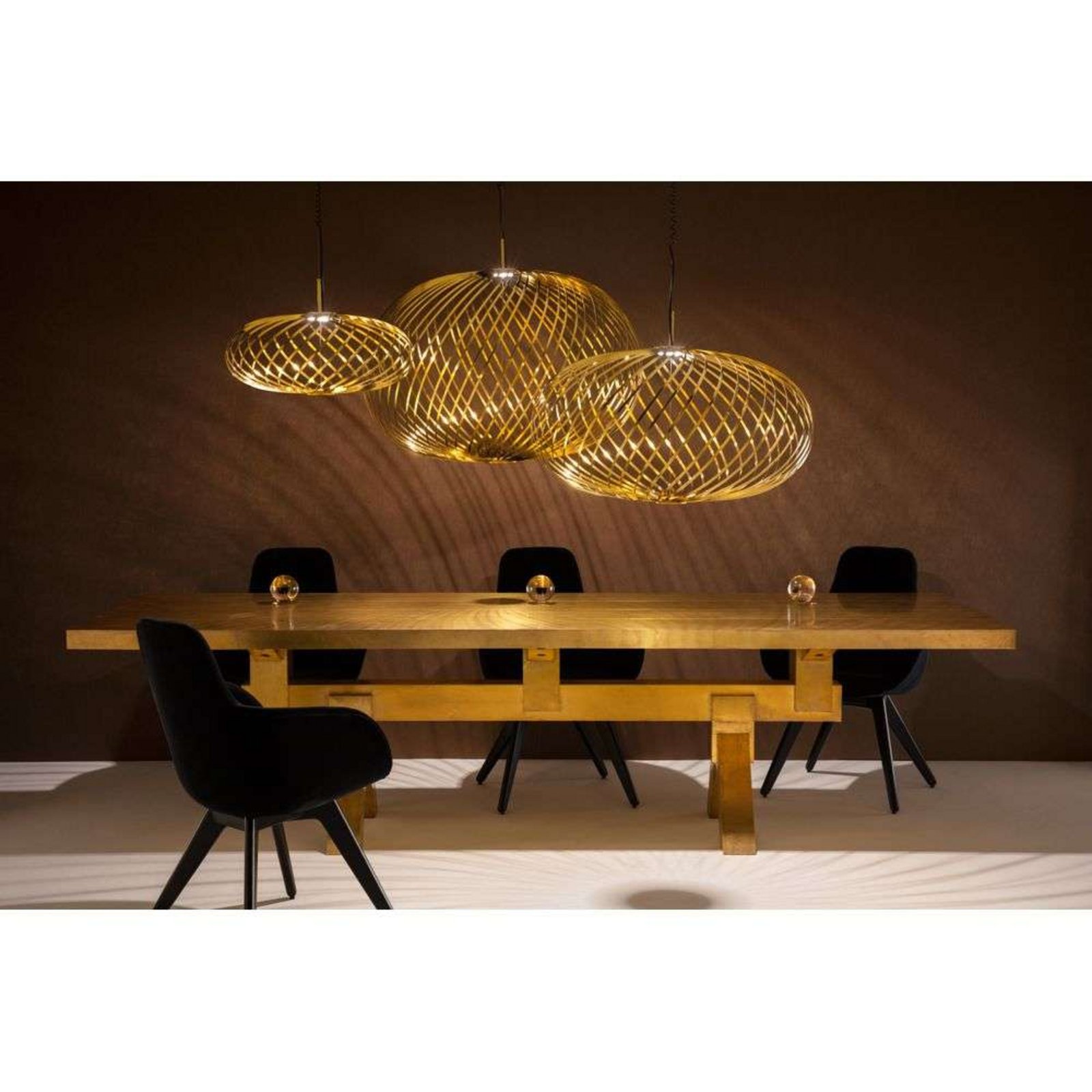 Spring Lustră Pendul Medium Brass - Tom Dixon