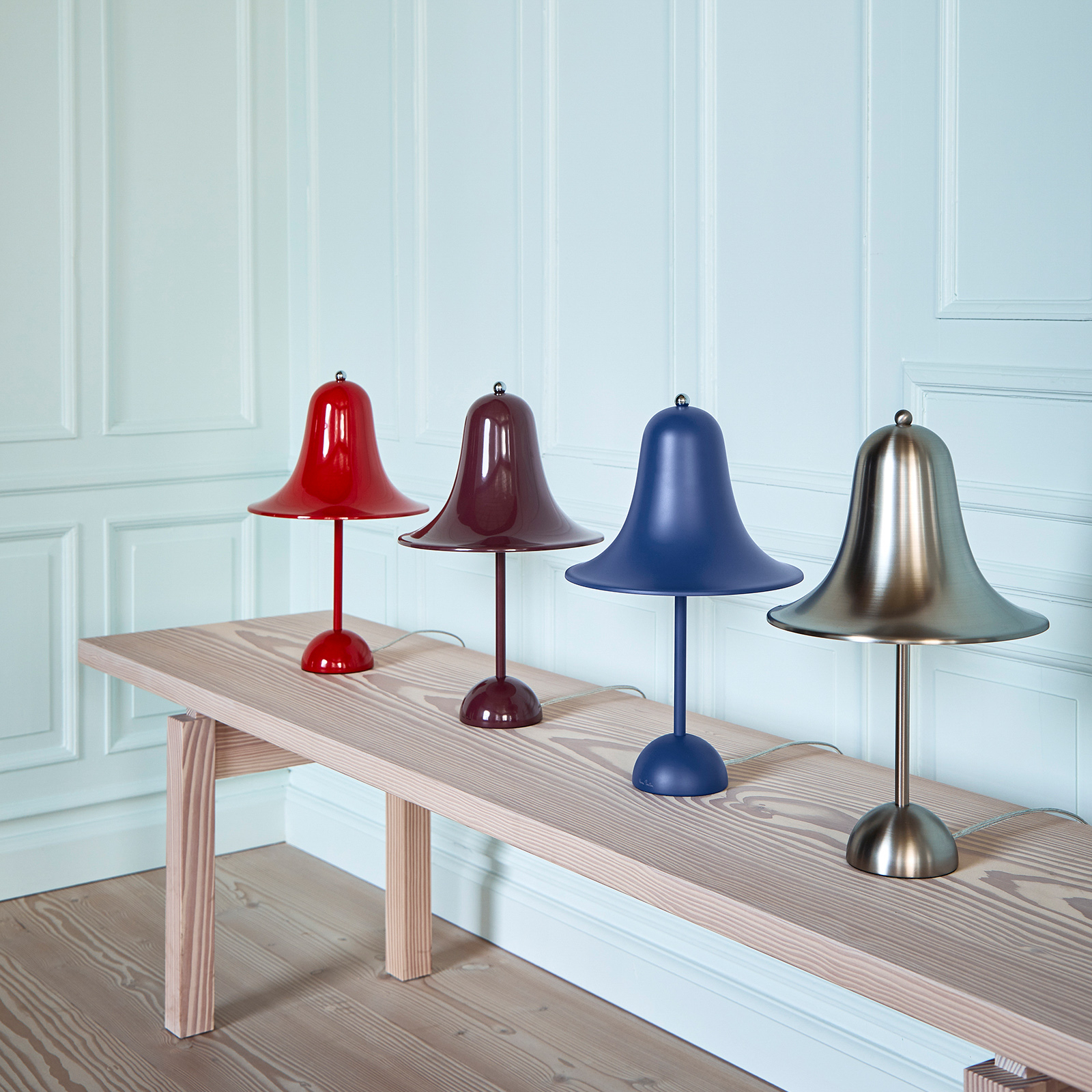 Pantop Bordslampa Ø23 Matt Metallic - Verpan