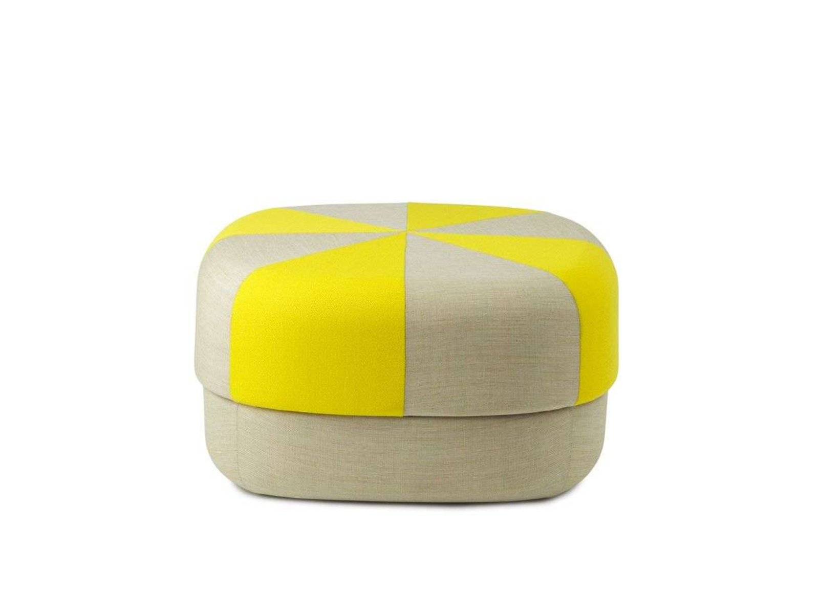 Circus Pouf Duo Large Yellow - Normann Copenhagen