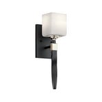 Marette bathroom wall light, black