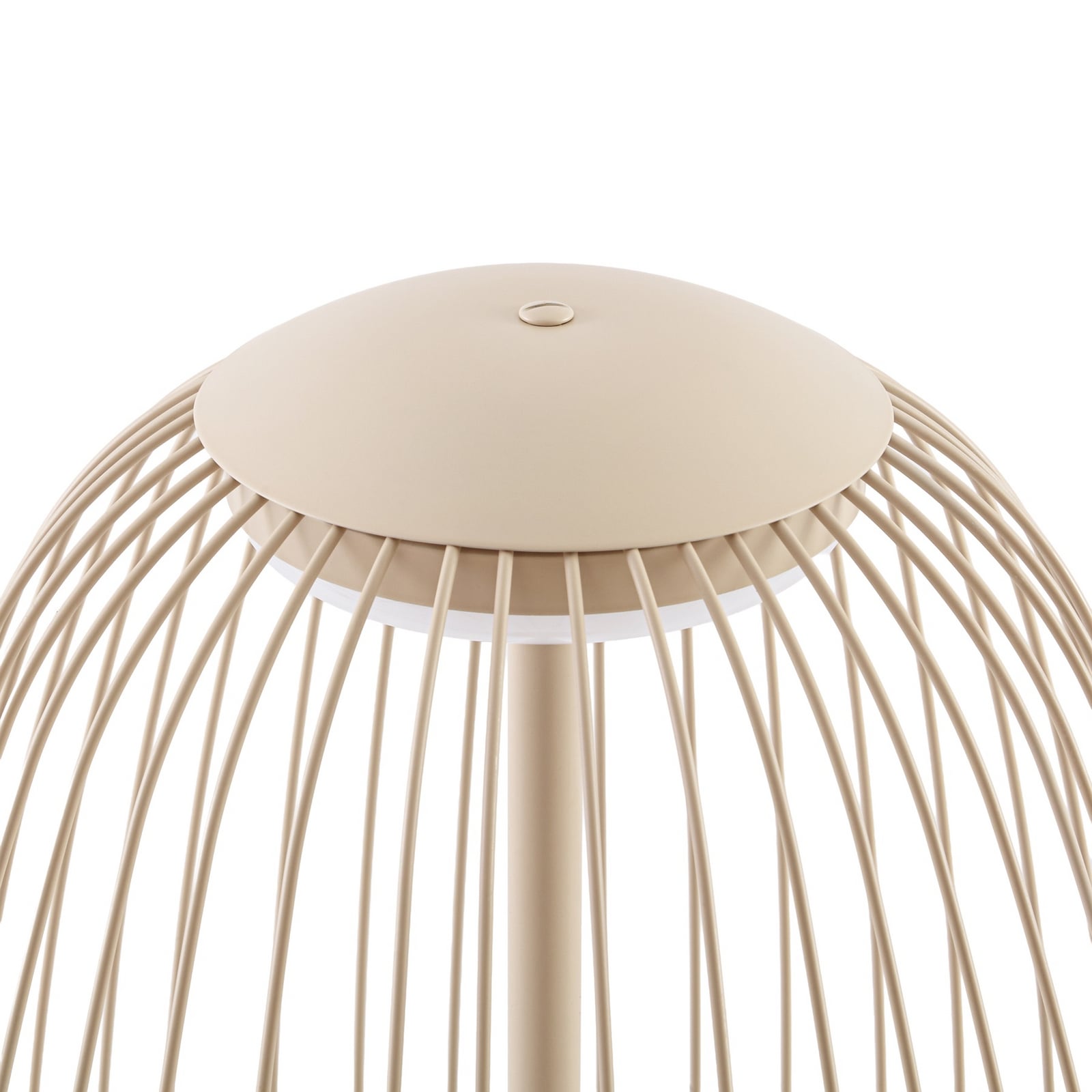 Richi vanjska podna LED lampa, visina 90 cm, bež, IP44, metal - Lucande