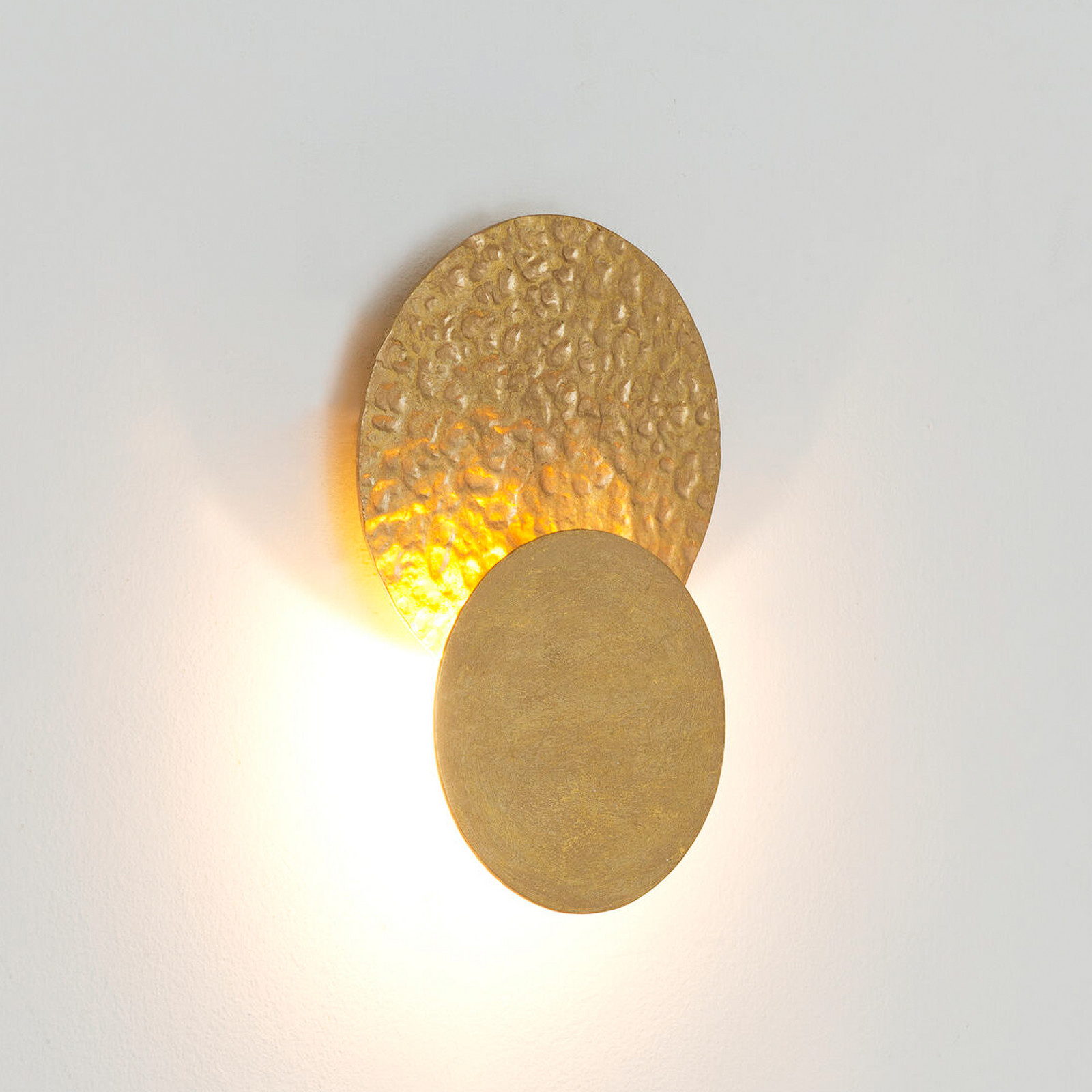 Holländer Aplică de perete cu LED CORONARE Ø 17 cm auriu metal dimabil - Camera de zi / sufragerie - Modern