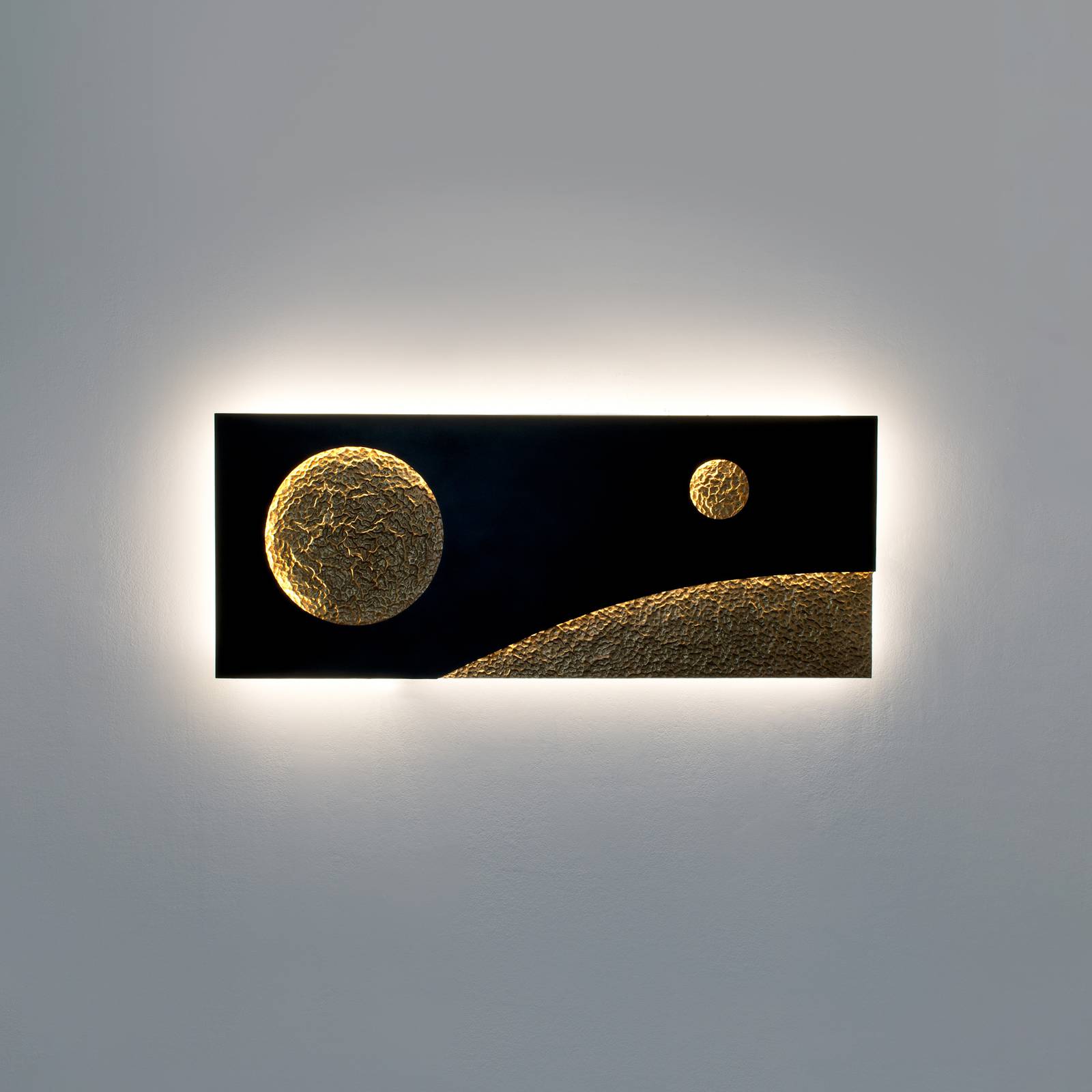 Image of Holländer Applique LED Universo Spettro, nero/oro