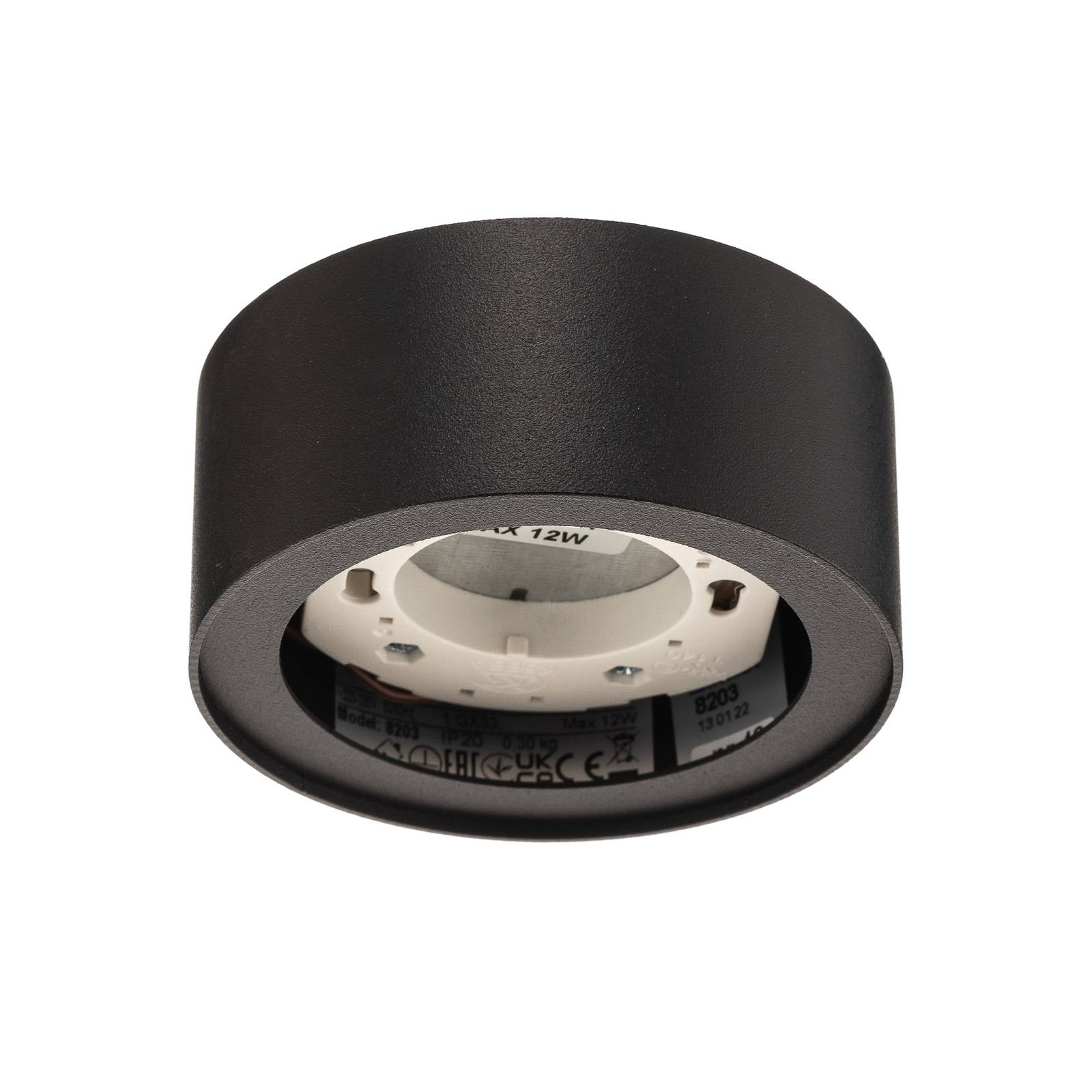 Nowodvorski Lighting Deckenspot Flea aus Stahl schwarz