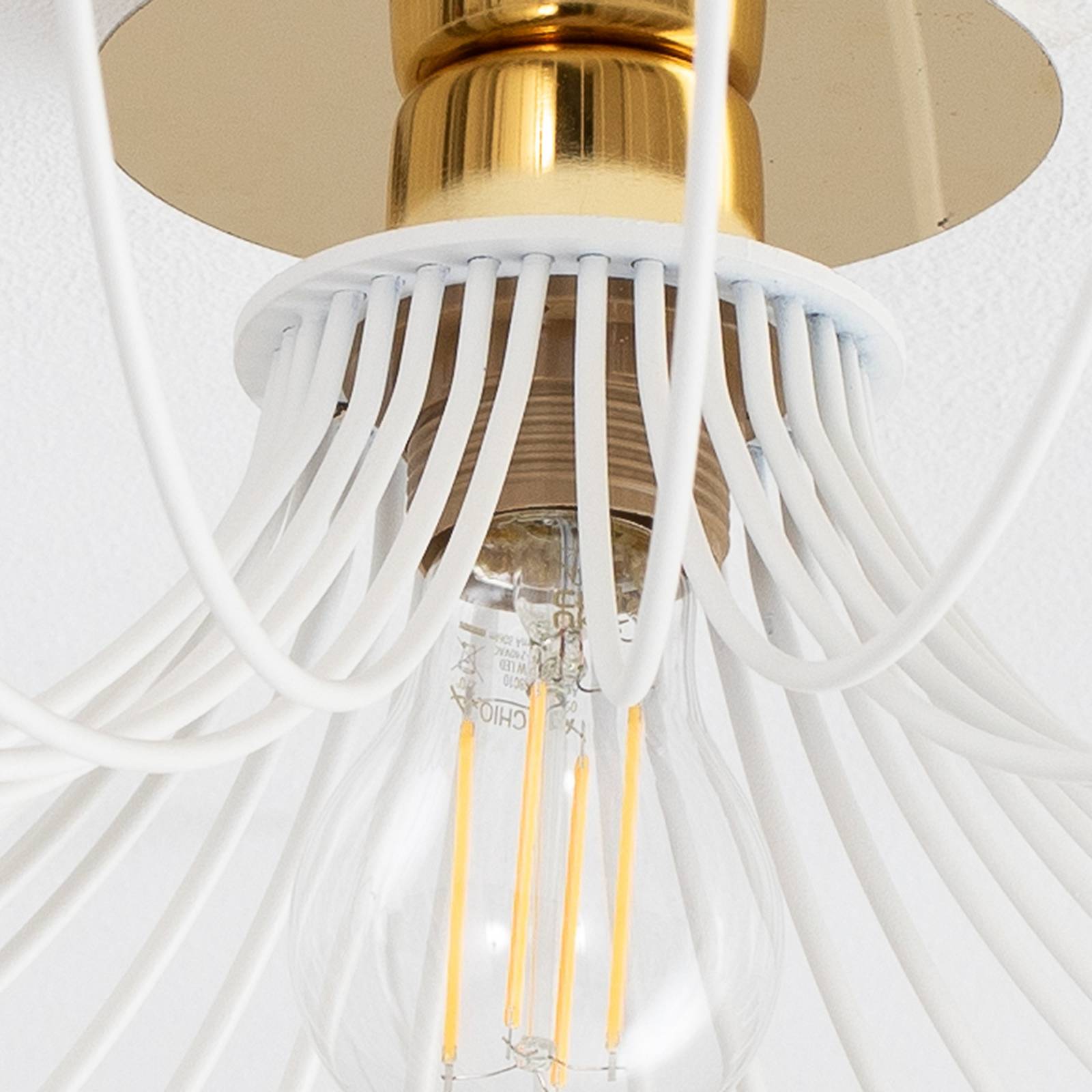 Lampa sufitowa Aspendos N-640 z białymi reflektorami