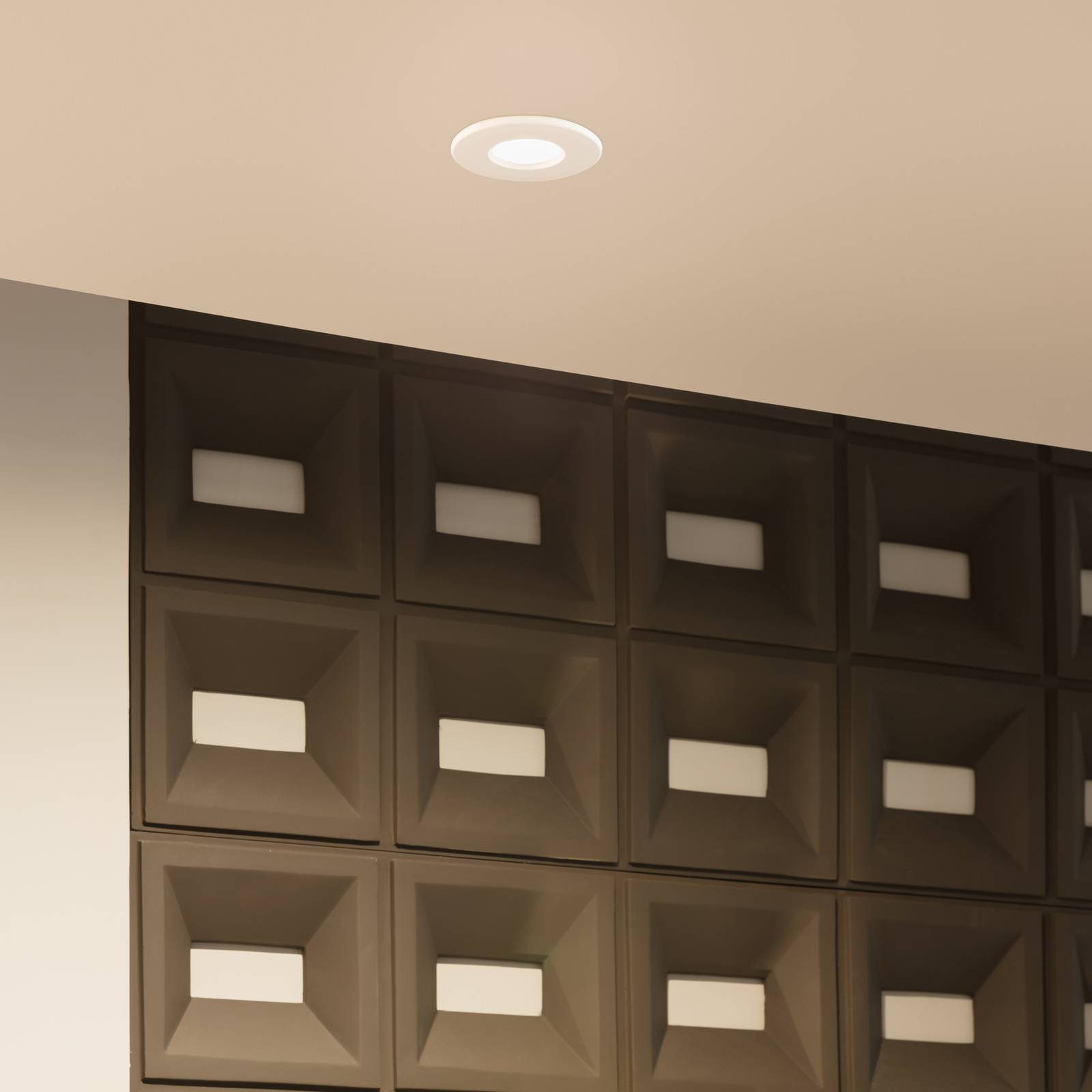 Arcchio Elmon luminaire encastrable LED IP65 blanc