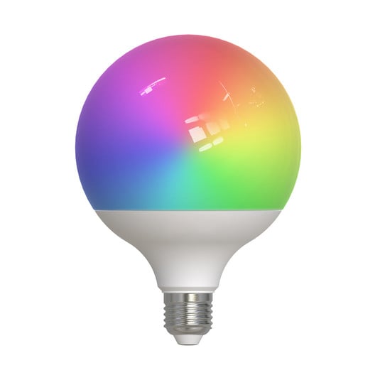 LUUMR Smart LED, E27, G125, 9W, RGB, Tuya, WLAN, mat, CCT