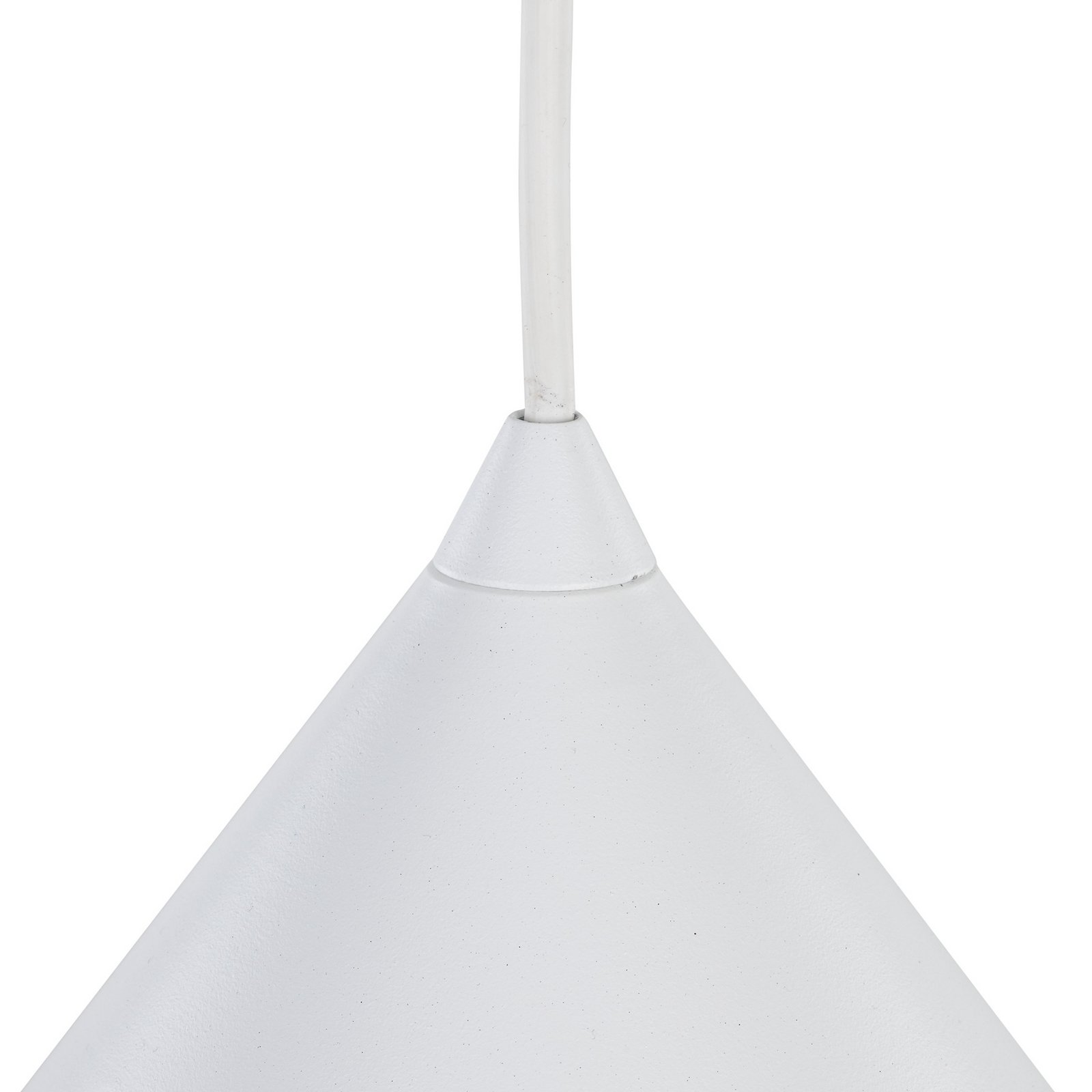 Cono pendant light, 1-bulb, Ø 50 cm, white, E27
