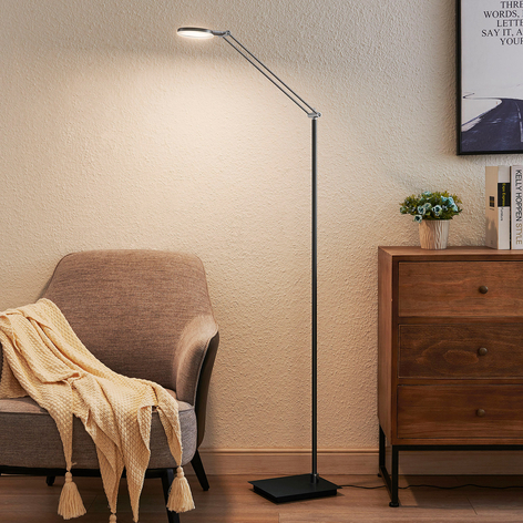 Lucande Joziah LED-Stehleuchte, anthrazit
