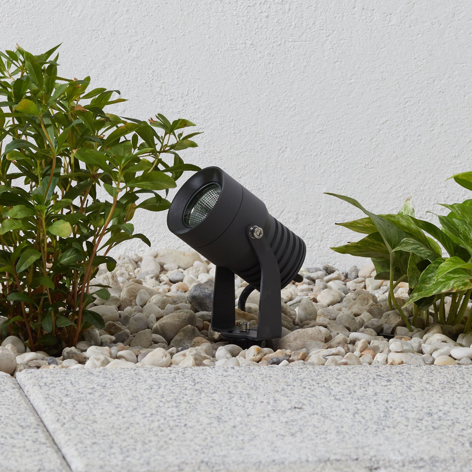 Jon d'Extérieur Spot w/Spike Dark Grey - Lucande