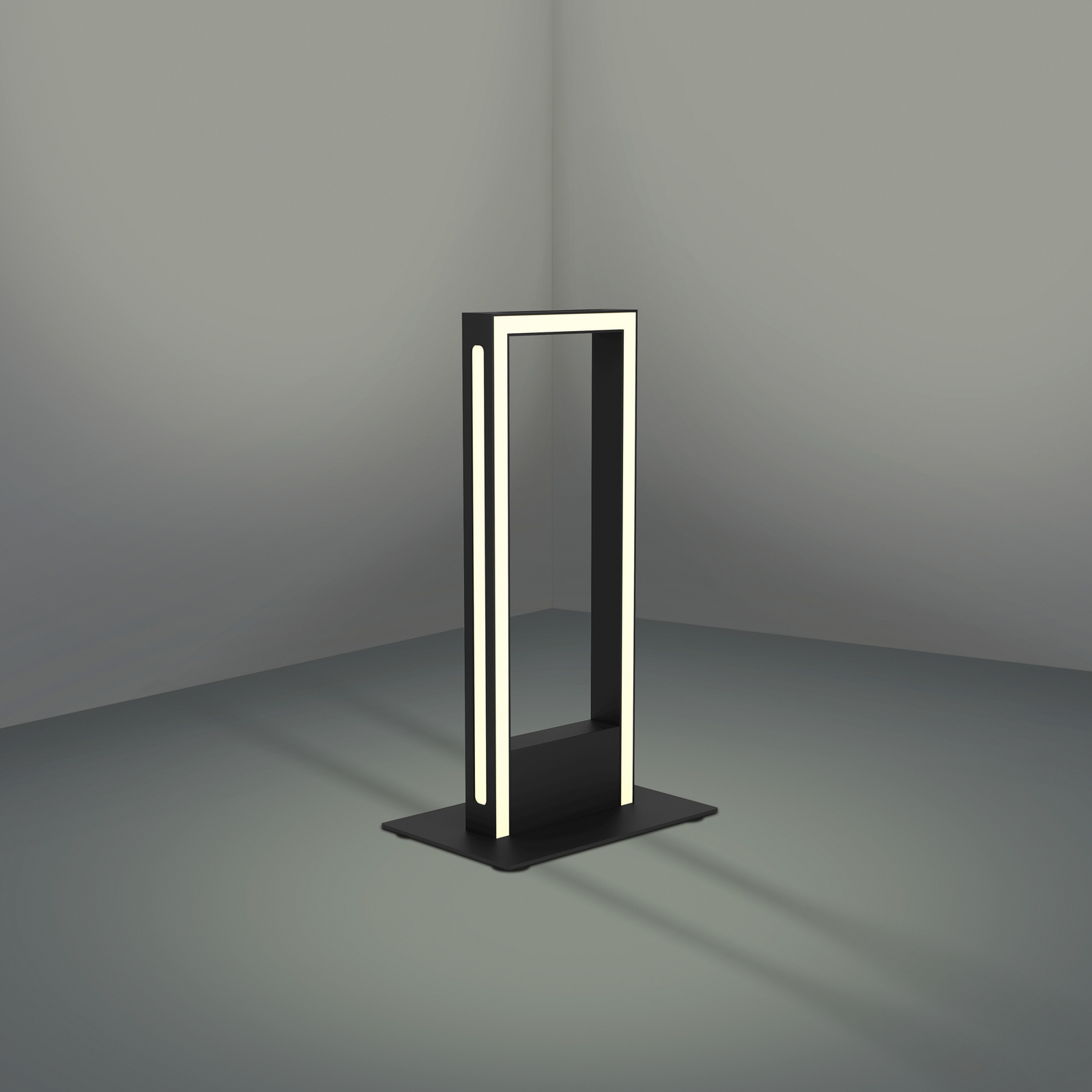 EGLO connect LED stolová lampa Savilanas-Z, čierna, CCT