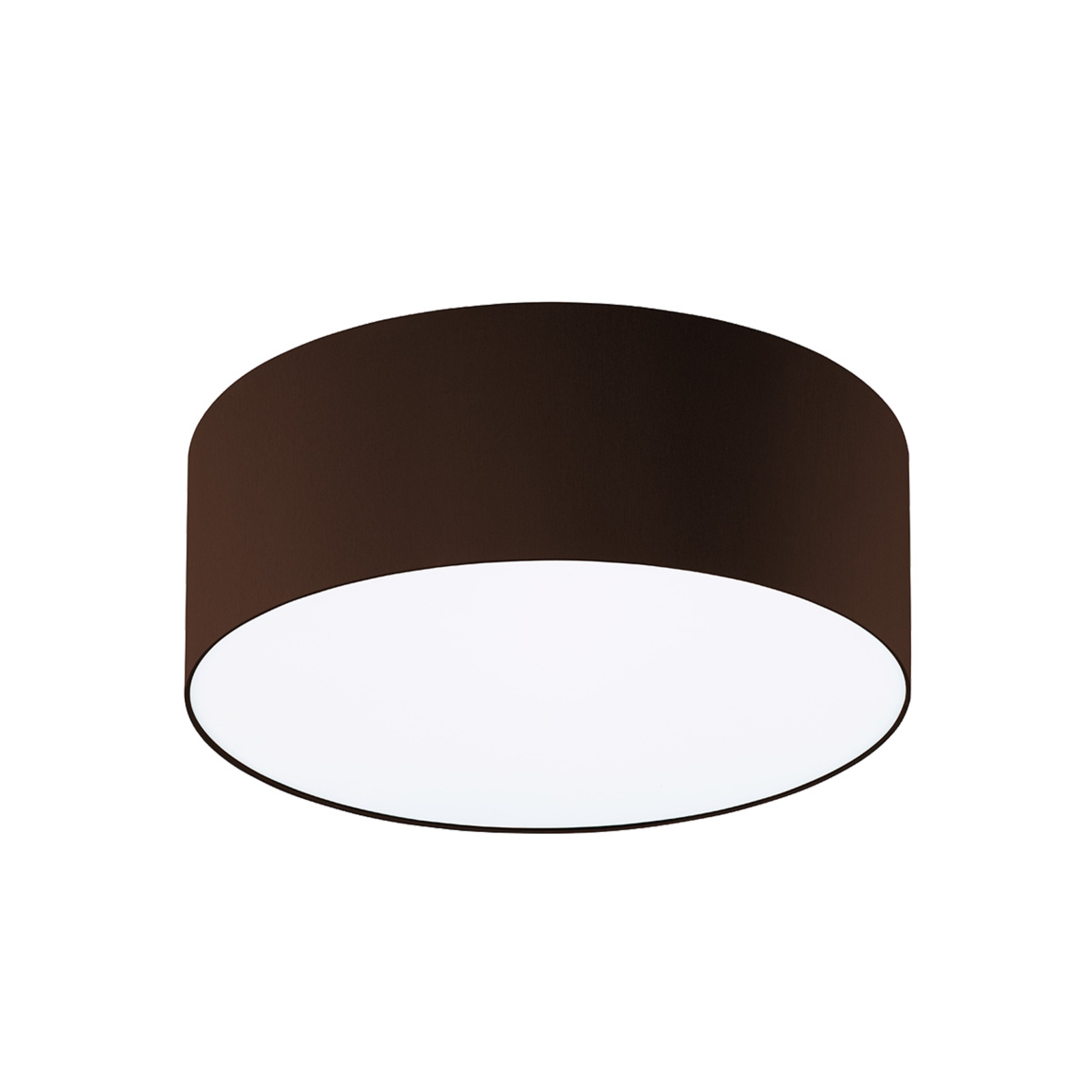 Hufnagel Mara Ceiling Light Diameter 40 cm Mocha Brown, for Living / Dining Room, Chintz, E27, 57 W, energy efficiency: A++, H: 17 cm
