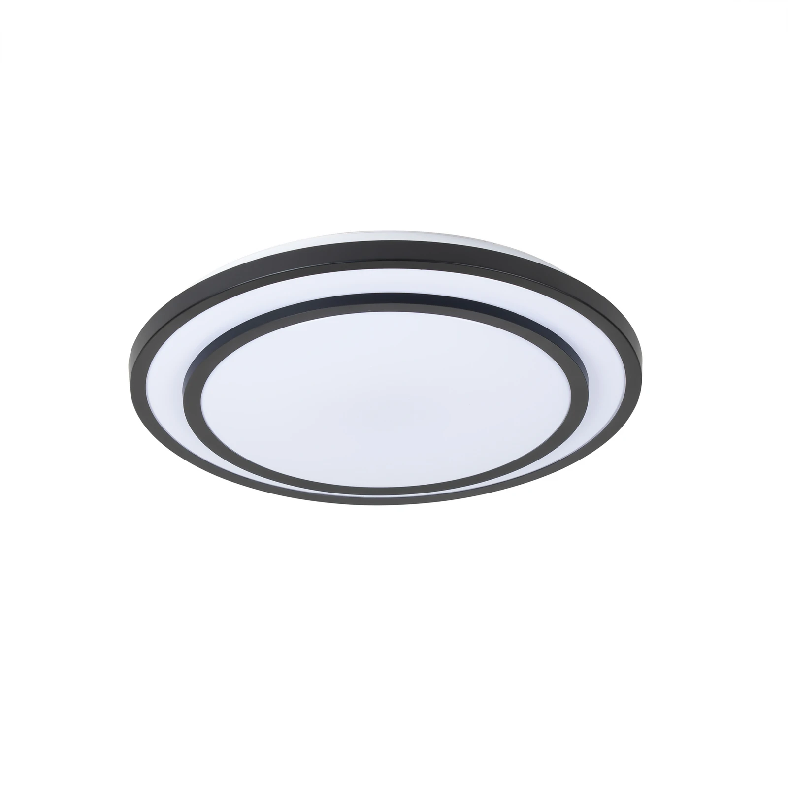 Lindby LED-kattovalaisin Essina, musta, metalli, CCT, himmeä.