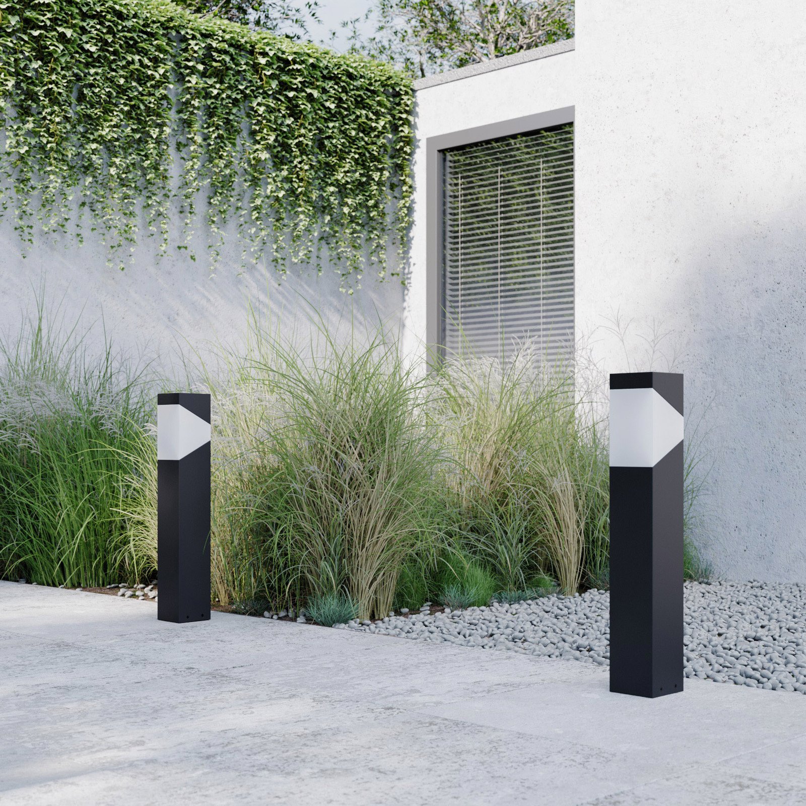 Kiran Buiten Tuinlamp H60 Graphite - Lucande
