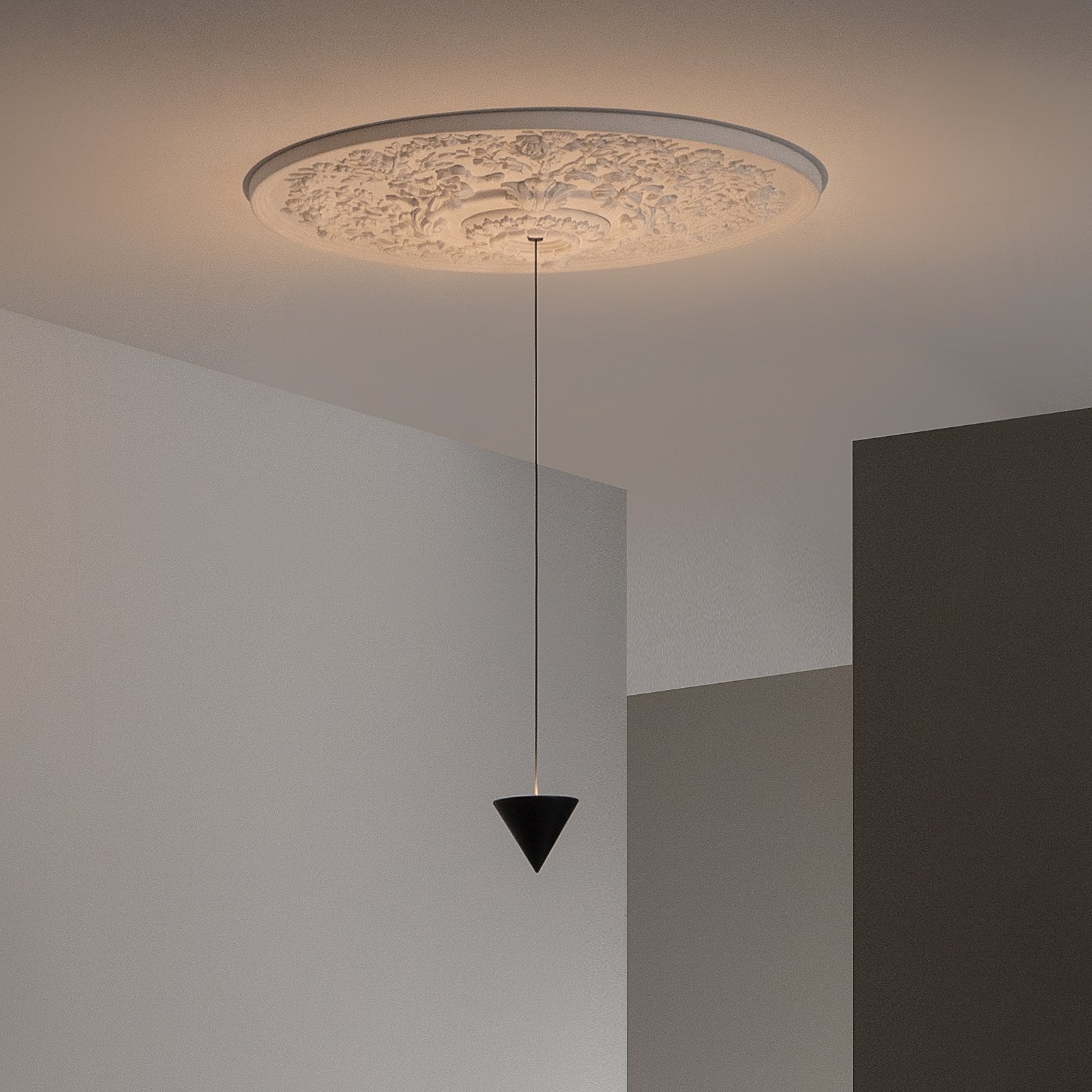 Karman Moonbloom -LED-riippuvalaisin Ø75 cm, 3000K