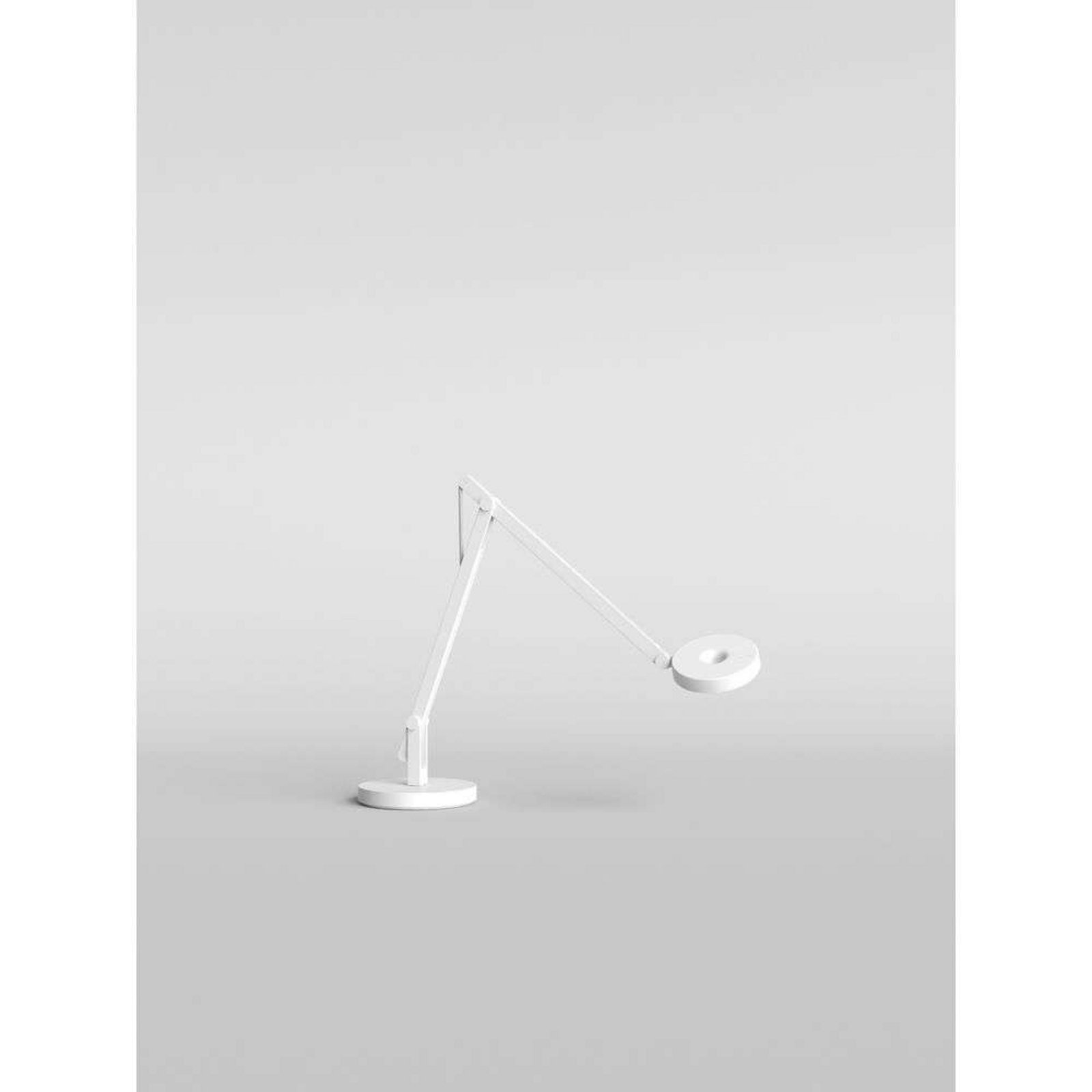 String T1 Mini Stolna lampa DTW Matt Bijela/Srebro - Rotaliana