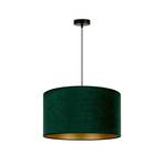 Závesná lampa Golden Roller Ø 40 cm zelená/zlatá