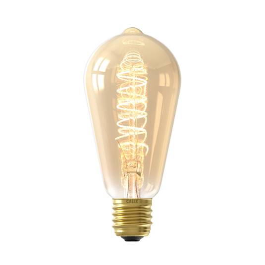 Calex E27 ST64 3,8W LED-Filament Flex 821 gold dim