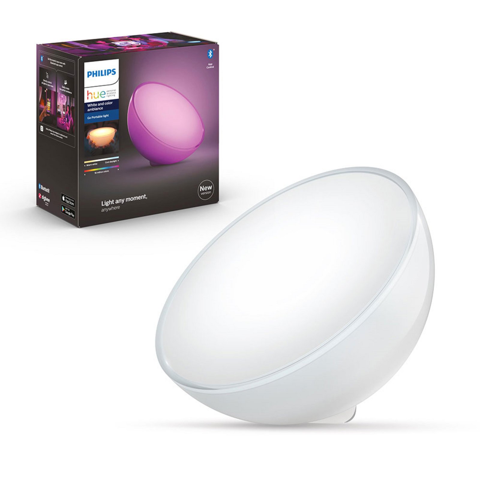 Color Go Lámpara de Sobremesa Bluetooth White/Color Amb. - Philips Hue