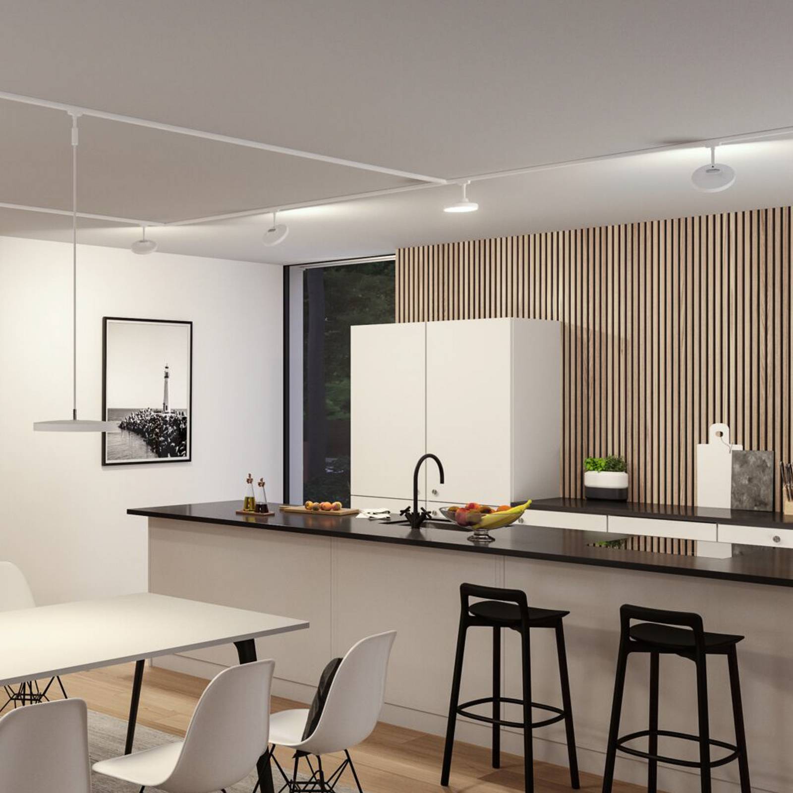 Suspension LED Paulmann URail Hildor, blanc signal, 4 000 K