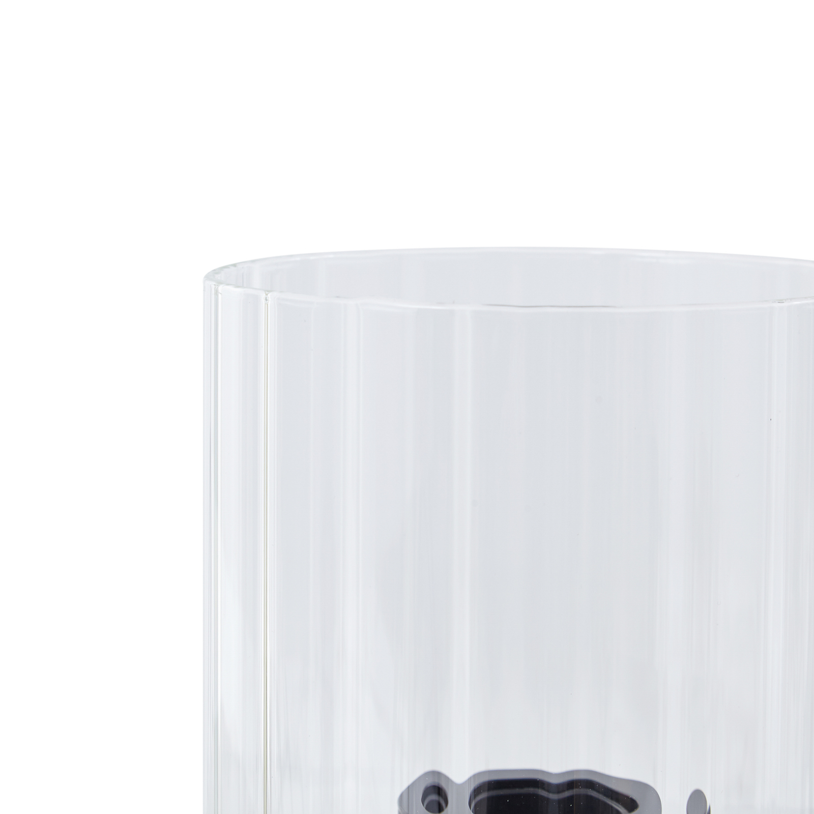 "Lucande Eirian" stalinė lempa su stikliniu gaubtu