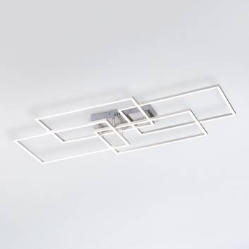 Lucande Lucardis-LED-kattovalo, 4 lamppua kulmikas