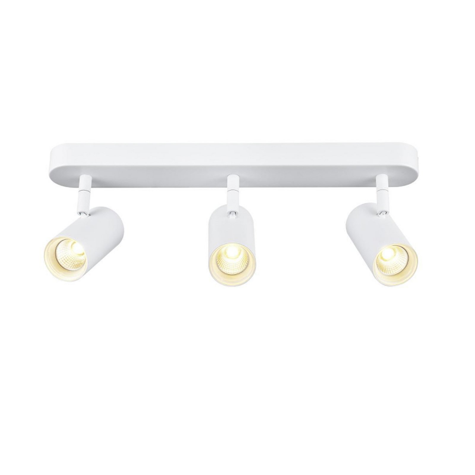 SLV LED-kattokohdevalo Noblo, valkoinen, himmennettävä lämpimään, pituus 40 cm
