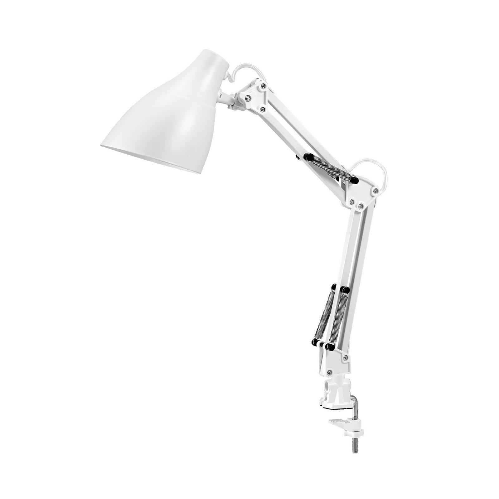 Lampa cu clemă OSRAM Office Line Desk Pear Clip, albă, E27
