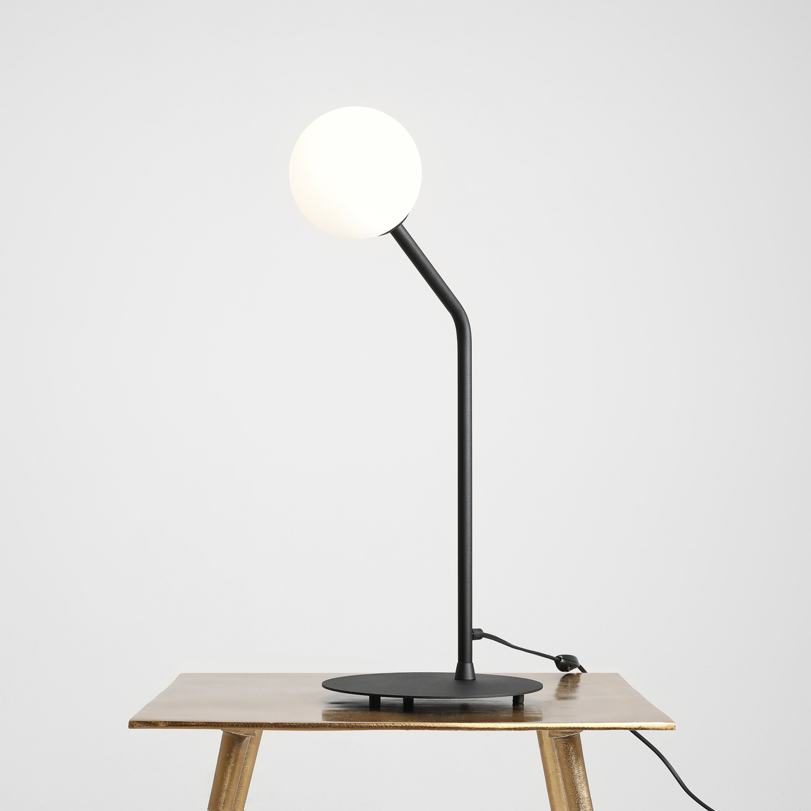 Lampa stołowa 1064B1, 1-punktowa, czarna