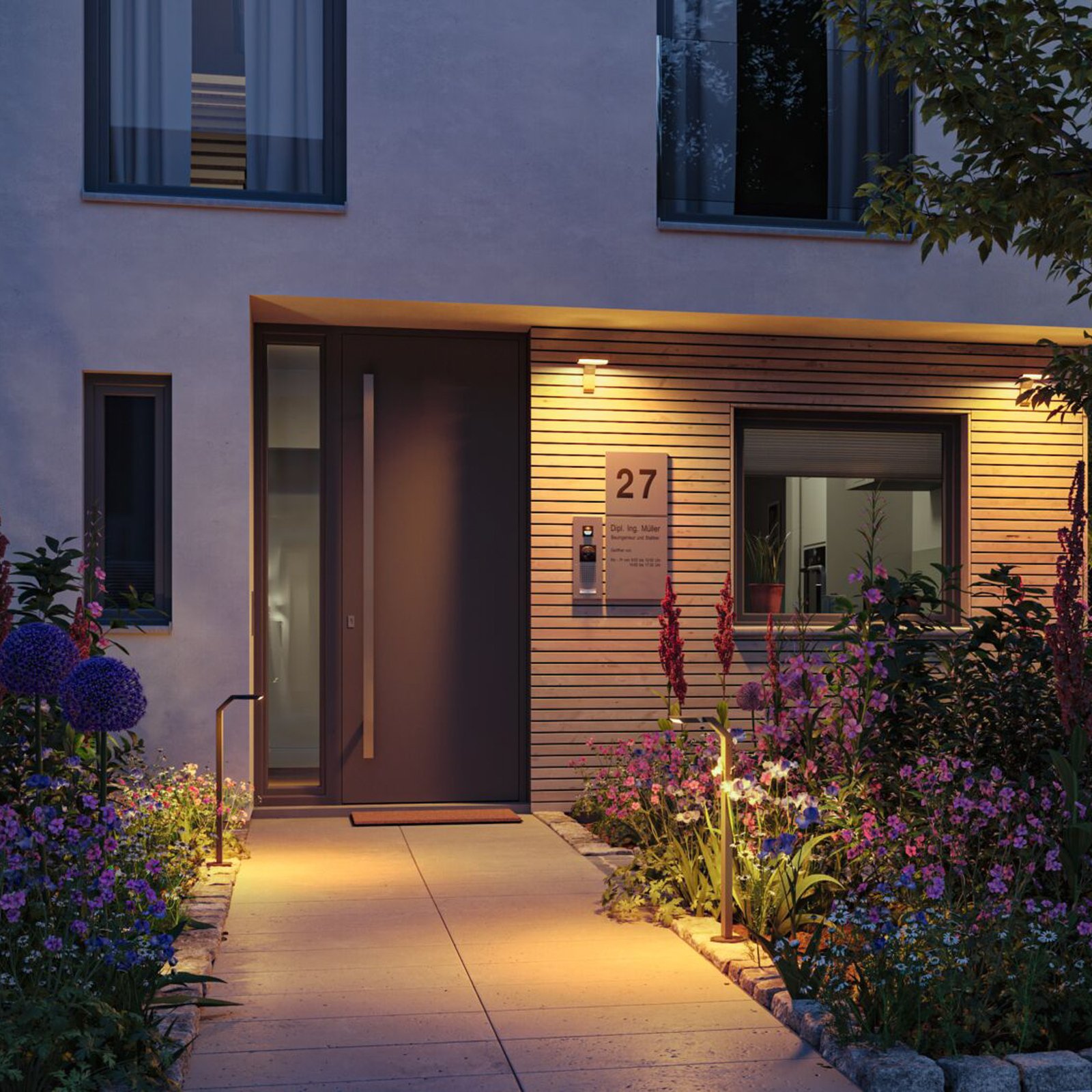Zenera Baliza Exterior Insect Friendly SWR Antracita - Paulmann