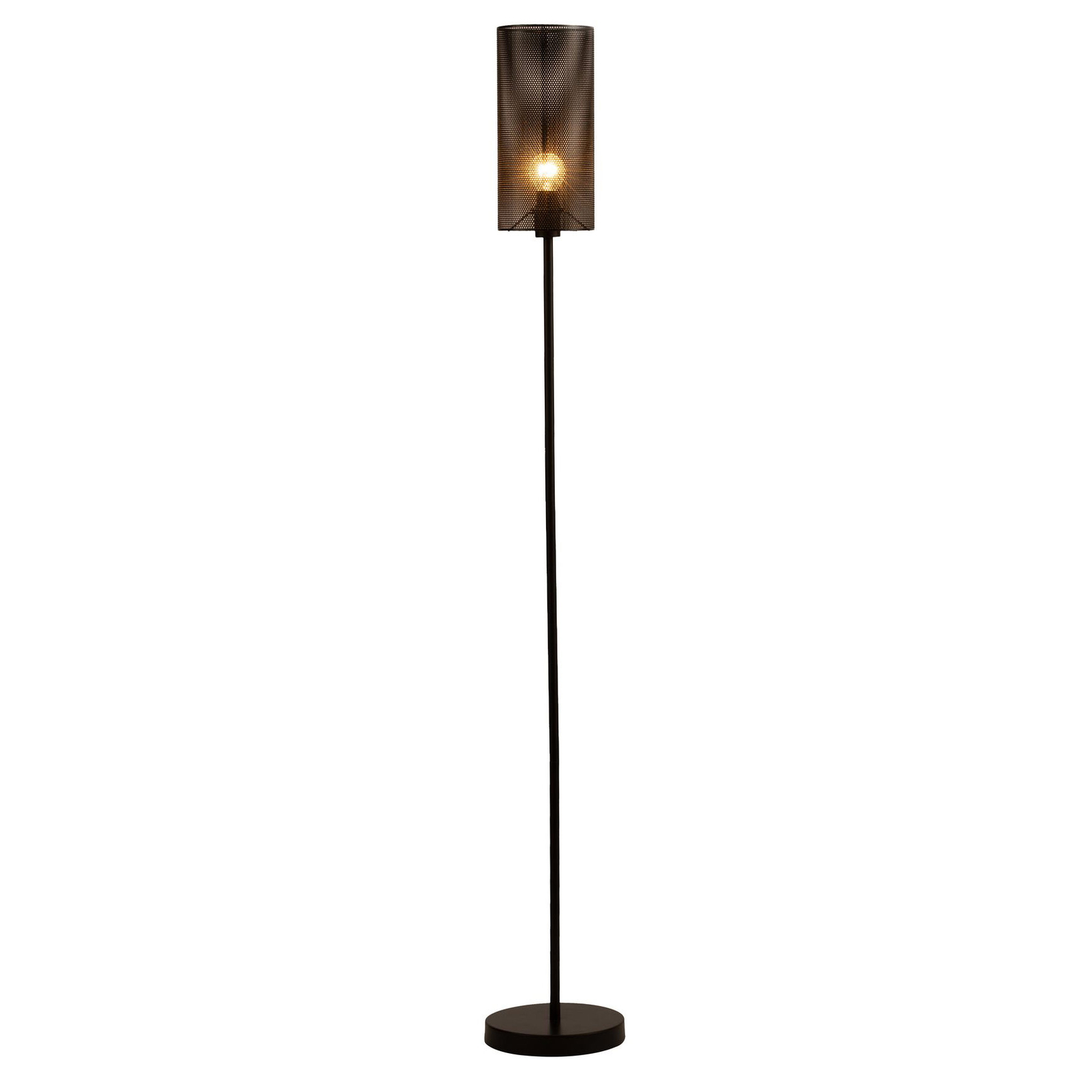 Pauleen Black Mesh lampa podłogowa czarny metal