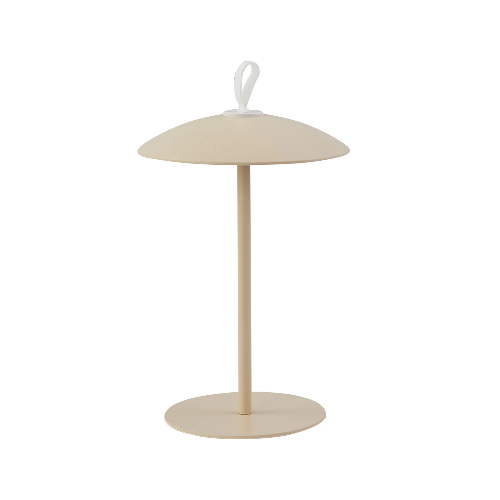 Lindby Kanani LED battery-powered table lamp, dimmable, beige