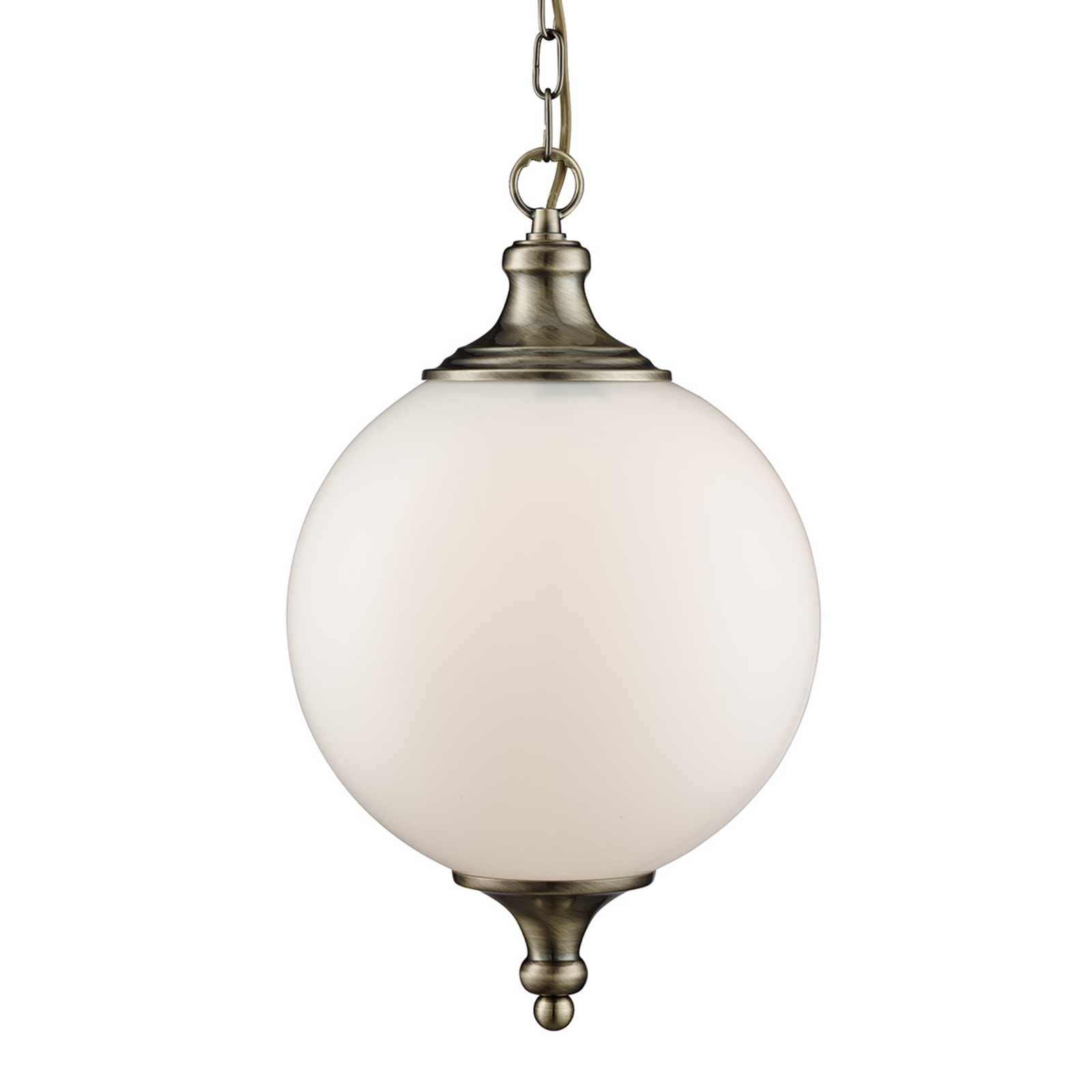 Whisko glass hanging light in antique brass Whisko glass hanging light in antique brass