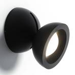 Axolight DoDot LED wall light, black 35°